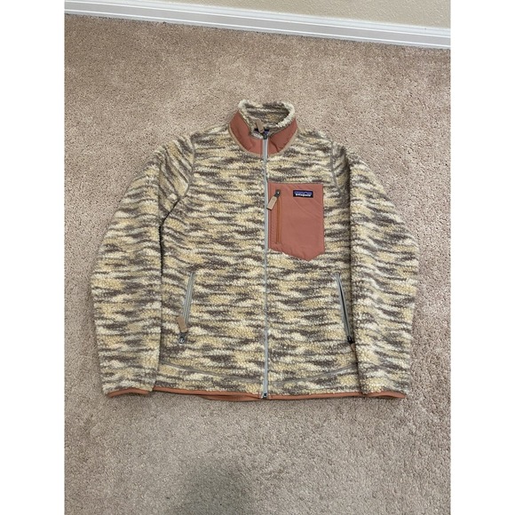 Patagonia Jackets & Blazers - Patagonia Women's Retro-X Deep Pile Jacket Space Dye Oatmeal Size Medium
